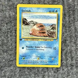 Vintage Pokemon Neo Genesis 1st Ed Swinub 79/111 Common LP Good - Image 1