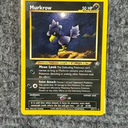 Vintage Pokemon Neo Genesis Murkrow 24/111 Rare NM/Mint WotC - Image 1
