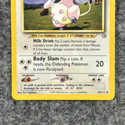 Vintage Pokemon Neo Genesis Miltank 41/111 Regular Near Mint - Image 4