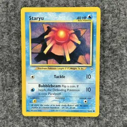 VTG Pokemon Staryu 56/64 Neo Revelation Basic 40HP NM WOTC - Image 1