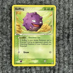 Vintage Pokemon EX Team Rocket Returns Koffing 61/109 Regular Common NM - Image 1
