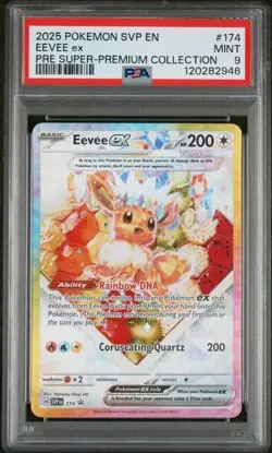 Eevee EX 174 Scarlet & Violet Promo PSA 9 - Image 1