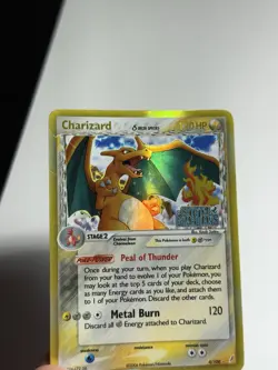 Charizard Delta Species Crystal Guardians 2006 Reverse Holo Stamped 4/100 HP - Image 2