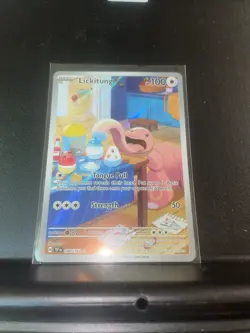 Pokemon TCG Lickitung 180/162 Illustration Rare Temporal Forces - Image 2