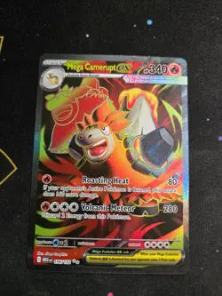 Mega Camerupt ex 156/132 Ultra Rare Mega Evolution Pokemon NM - Image 1