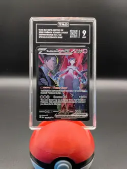 Pokemon TAG 9 Team Rocket's Mewtwo ex 231/182 Sv10: Destined Rivals Holo - Image 1