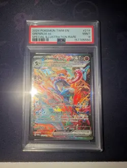2024 Pokemon TWM EN Special Illustration Rare #214 Greninja ex PSA 9 MINT - Image 1