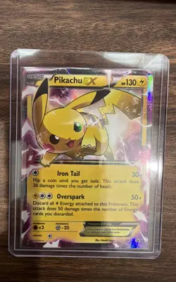 Pikachu EX XY84 XY Holo - See Condition On Top Back - Image 1