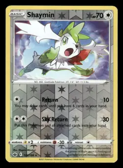 Shaymin 123/198 Holo Rare Chilling Reign Pokemon Reverse Holo NM/M - Image 1