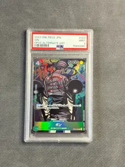 Gin - 2023 One Piece Card Game JPN. TCG OP03-Alternate Art OP03-024 R PSA 9 - Image 1