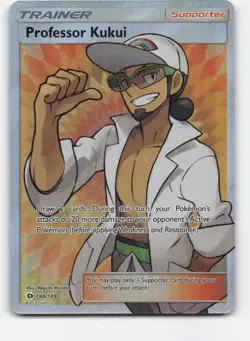 Professor Kukui (Full Art) 148/149 Holo Ultra Rare SM Base Set Pokemon Holo NM - Image 1