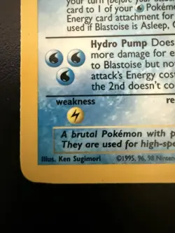 Blastoise 002/102 Base Set Holo - LP - Image 5