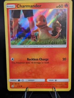 Charmander (Holo Common) 4/18 Detective Pikachu Holo - Image 1