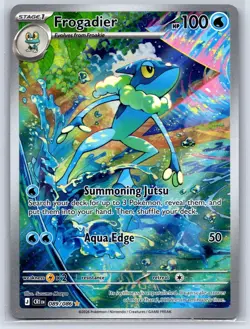 FROGADIER 089/086 CHAOS RISING ILLUSTRATION RARE POKEMON NEAR MINT - Image 1
