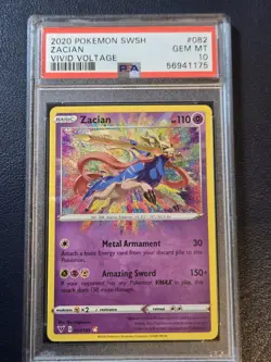 Pokemon Raikou Zacian Kyogre Amazing Rare PSA 10 - Image 3