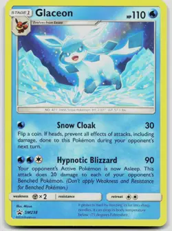 Glaceon - SM238 Sun & Moon Promo Pokemon LP - Image 1