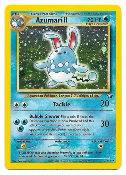Azumarill 2/111 2000 Pokemon Neo Genesis Holo - Image 1