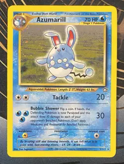 Azumarill 2/111 2000 Pokemon Neo Genesis Holo - Image 4