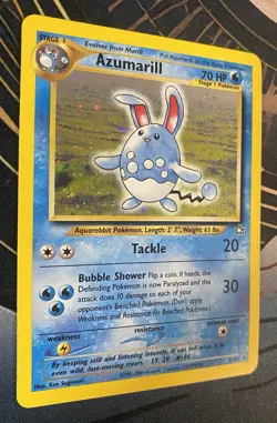 Azumarill 2/111 2000 Pokemon Neo Genesis Holo - Image 5