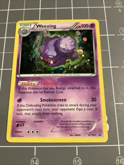 Weezing - XY163 XY163 Holo Promo XY Promo Pokemon Lightly Played - Image 1