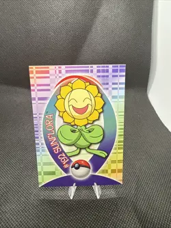 Sunflora #192 36 of 62 - Pokemon Topps Sticker Johto TV Animation Blue Logo - Image 1