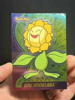 Topps Pokemon Johto Series 1 Sunflora #192 holo foil GERMAN - Image 1