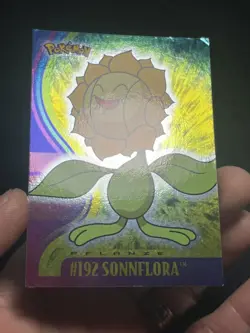 Topps Pokemon Johto Series 1 Sunflora #192 holo foil GERMAN - Image 2