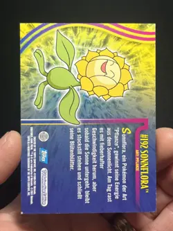 Topps Pokemon Johto Series 1 Sunflora #192 holo foil GERMAN - Image 3
