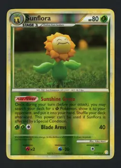 Sunflora 31/123 Reverse Holofoil HeartGold SoulSilver Rare Pokemon TCG - Image 1
