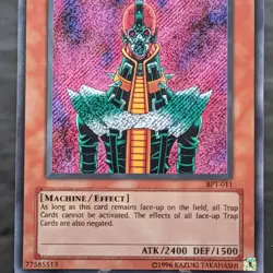 YuGiOh Jinzo BPT-011 Secret Rare Promo Holo Foil 2002 TCG LP-Excellent+ ✨ - Image 1