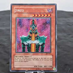 YuGiOh Jinzo BPT-011 Secret Rare Promo Holo Foil 2002 TCG LP-Excellent+ ✨ - Image 2