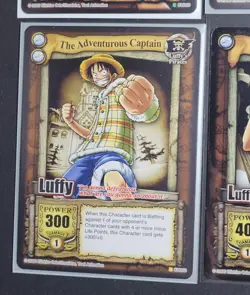 2005-2006 One Piece CCG Luffy Card Lot CH009 CH030 CH060 CH084 Near Mint - Image 4
