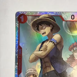 Monkey.D.Luffy Foil OP14-013 The Azure Sea's Seven One Piece - Image 2