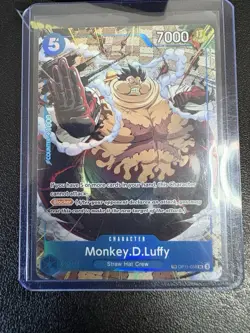 Namco One Piece CCG Monkey D. Luffy OP11-058 TR Treasure Rare Foil 5C 7000 - Image 1