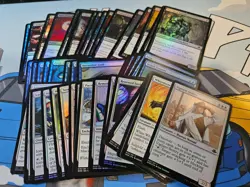 MTG - 50 FOIL Commons All Unique W|U|B - Dominaria Remastered - Image 2