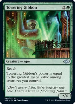 Towering Gibbon - Near Mint MTG Jumpstart 2022 - Image 1