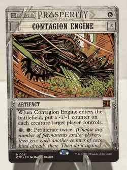 Contagion Engine 61 M Outlaws of Thunder Junction: Breaking News NM MTG - Image 1