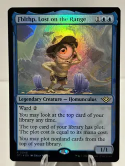 Fblthp, Lost on the Range 48 R Outlaws of Thunder Junction FOIL NM MTG - Image 1