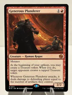 Generous Plunderer 11 M Outlaws of Thunder Junction: The Big Score NM MTG - Image 1