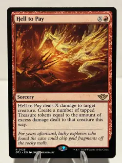 Hell to Pay 126 R Outlaws of Thunder Junction NM MTG - Image 1