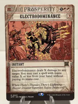 Electrodominance 23 R Outlaws of Thunder Junction: Breaking News NM MTG - Image 1