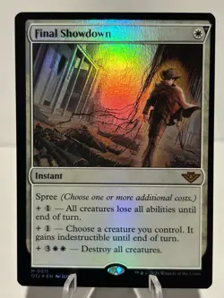 Final Showdown 11 M Outlaws of Thunder Junction FOIL NM MTG - Image 1