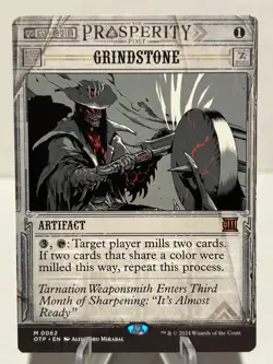 Grindstone 62 M Outlaws of Thunder Junction: Breaking News NM MTG - Image 1