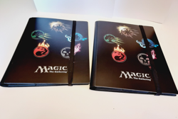 2 Magic the Gathering Ultra Pro 9 Pocket 4 Symbols Mana Soft Binder MTG Card Lot - Image 1