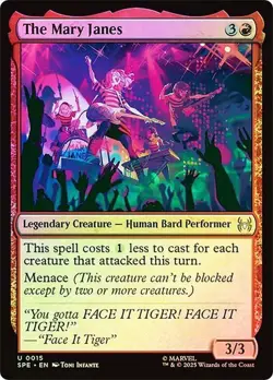 NM Foil The Mary Janes, MTG, Marvel's Spider-Man, Magic the Gathering, 15 - Image 1