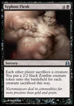 Syphon Flesh - Light Play MTG Commander - Image 1
