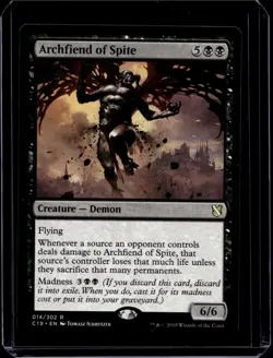 Archfiend of Spite - Commander 2019 #014/302 MTG Magic The Gathering - Image 1