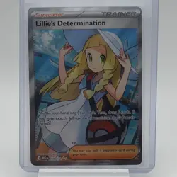 The Pokemon Company Lillie's Determination 169/132 Me01 Full Art Holo (EN) - Image 1
