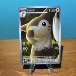 Pokemon TCG Furret Illustration Rare Journey Together 168/159 - Image 1