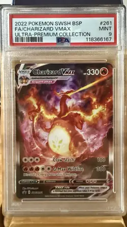 PSA 9 Charizard VMAX Promo Full Art Holo 2022 EN - Image 1